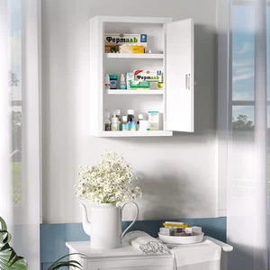 Medicine Storage Organizer for Home and Bathroom Compact Shelves for Essentials - Photo 1 sur 7