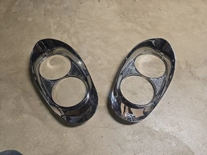 1958 Lincoln Headlight Bezels *Rechromed* FFC-13052 RH, FFC-13064 LH - Picture 1 of 20