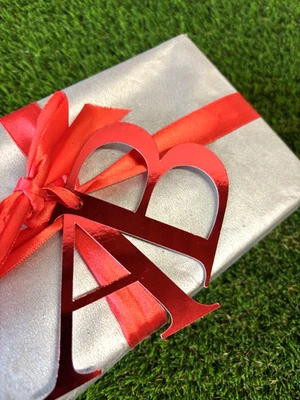 Christmas Gift Tags, Personalised labels initial gift tags, Name labels - Image 1 of 4