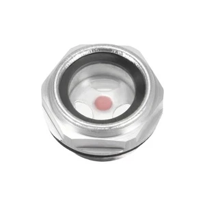 Montaje de compresor de aire de vidrio de mira de aceite roscado macho de 1/2 PT con junta tórica - Imagen 1 de 4
