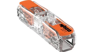 Pass-through quick connector with lever 2x0.2-4mm2 Inline 221-2411 /60pcs /T2UK - Picture 1 of 1