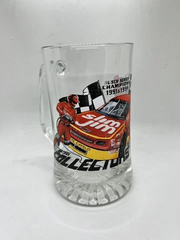 Mug Glass Nascar Slim Jim 1996 Collector's Edition Busch Series Champions 24oz Cover