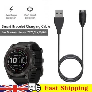 Cordon Chargeur 1m/17cm Accessoires Micro USB Type-C pour Garmin Fenix 7/7S/7X/6/6S - Photo 1/24