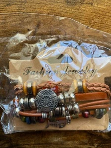 Rock style bracelet -brown - Picture 1 of 2