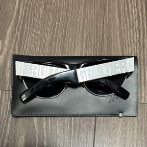 Jean Paul Gaultier 56-8205 Vintage Sunglasses Black Silver Used with Case - Picture 1 of 11