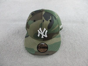 New York Yankees Hat Cap Snap Back Green Camo New Era 9FIFTY Army Adult Mens - Picture 1 of 9