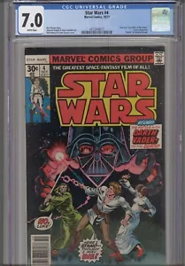 Star Wars #4 CGC 7.0 1977 Marvel Comics Part 4 of a New Hope - Picture 1 of 5
