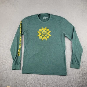 Blackberry Farm Brewery Shirt Mens Medium Green Farm Crew Neck Pullover Tee - Picture 1 of 9