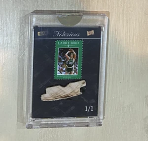 2019 THE BAR LARRY BIRD 1/1 CERTIFIED FOURUM COURT RELIC BOSTON CELTICS - Picture 1 of 2