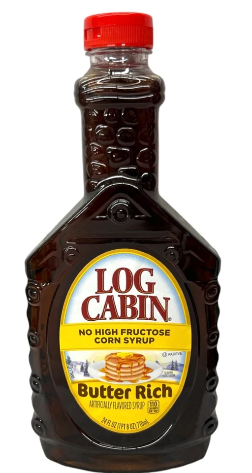 Log Cabin Butter Rich Flavored Pancake Syrup 24 oz - Image 1 of 1