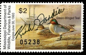 MS17Gs — 1992 Mississippi Governor Edition hand-signed - Picture 1 of 1