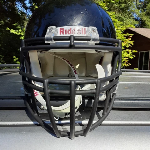 riddell speed falcons game used helmet Cover