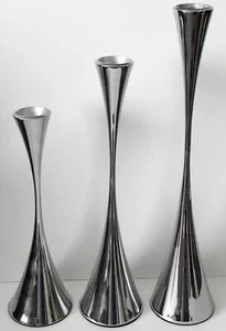 ROBERT WELCH Kiste und Fass hoch Arden Edelstahl 3er Set Kerzenhalter - Bild 1 von 4