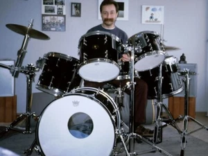Schlagzeug Joe Montineri DW Hihat+Fußmaschine, 4 Toms+Ständer, Bass-, Snaredrum - Bild 1 von 11