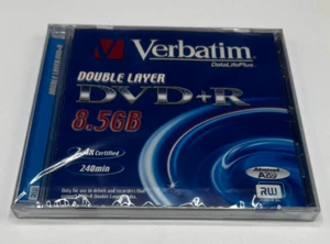 Verbatim Double Layer DVD + R 8,5 GB 240 Min. DVD+R Rohling 1 Stück NEU & OVP - Bild 1 von 2