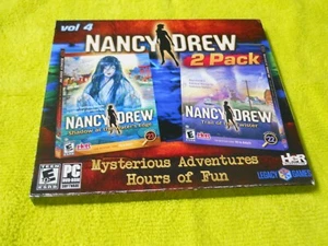 Nancy Drew TRAIL OF THE TWISTER + SHADOW AT THE WATER'S EDGE PC Game 2 PACK NEW - Picture 1 of 2