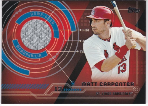 2014 Topps Trajectory Relics #TRMCA Matt Carpenter S2 Jersey - NM - Image 1 of 1