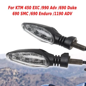 Luz indicadora de señal de giro de 2 piezas para KTM 890 DUKE 890 ADV 690 ENDURO R 250 EXC-F - Imagen 1 de 11