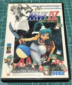 MONSTER WORLD IV 4 Sega Mega Drive Nintendo Super Famicom Game Japanese Import - Picture 1 of 4