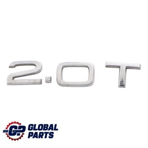 Audi A4 B8 Rear Trunk Hatch Boot Badge Emblem 2.0T Lettering 8H0853743H Chrome - Imagen 1 de 11