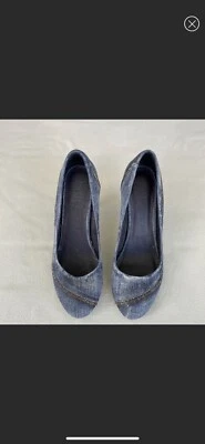 Diesel Zapatos Vaqueros Tacón Alto Denim Mujer’s Damien Talla 8 Foto 1 de 4