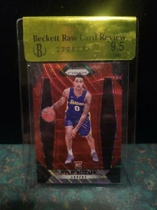 2017-18 KYLE KUZMA PRIZM RUBY RED BGS 9.5 RAW REVIEW RC LAKERS HOT ROOKIE - Picture 1 of 2