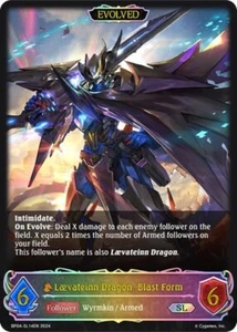 Laevatein Dragon, Blast Form Evolved Foil - BP04-SL14EN - QUASI NUOVO - Shadowverse - Foto 1 di 1