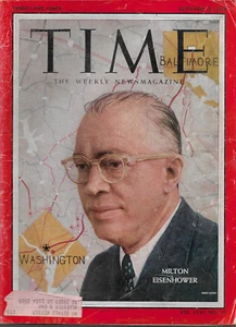 Time Magazine Milton Eisenhower September 8 1958 - Picture 1 of 1