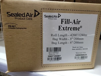 Sealed Air 100699531 Fill-Air Extreme Air Pillows 8" x 8"  4200’ Roll Brand New - Image 1 of 4