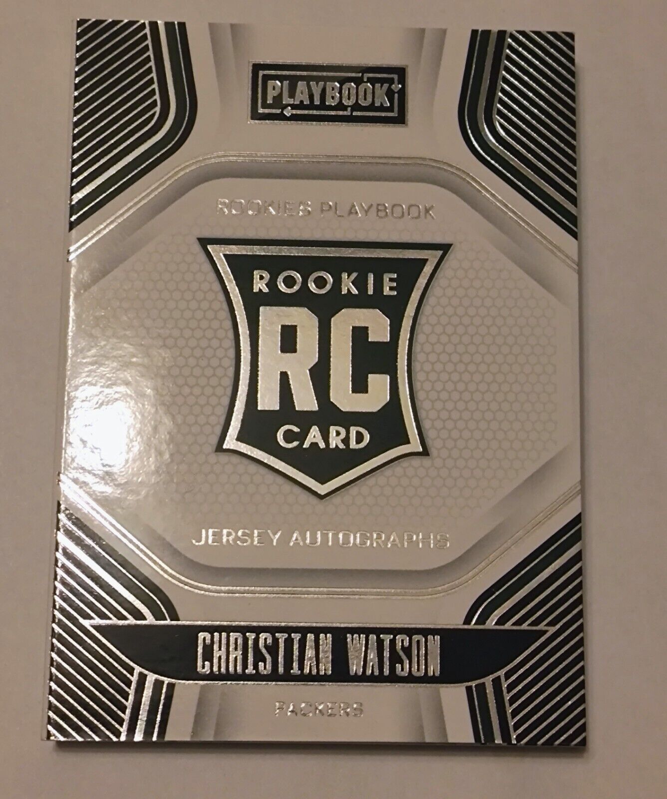 2022 Panini Playbook Christian Watson Booklet Rookie Patch Auto RPA /299