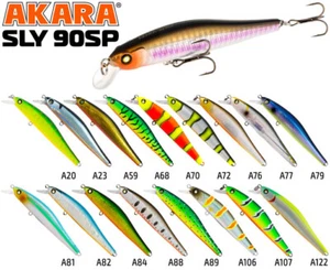 Señuelo de pesca AKARA SLY 90SP SUSPENSIÓN 90 SP 9 g / 90 mm / profundidad 0 - 1,0 m RIGGIE - Imagen 1 de 15