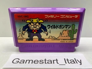 WILD GUNMAN - FAMICOM FC NES NINTENDO IMPORT JAPAN 1984 SOLO CARTUCCIA - Picture 1 of 6