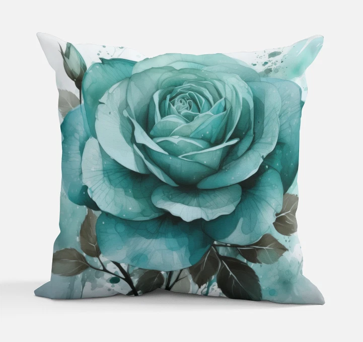 Hermoso cojín de almohada rosa. 9 colores 12x12" 16x16" 24x24" Poliéster Nuevo Foto 1 de 4