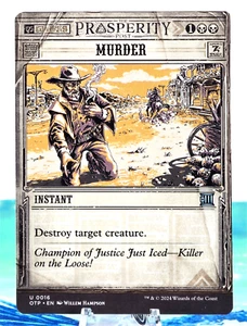 Murder - SHOWCASE - Outlaws of Thunder Junction - Magic the Gathering MTG NM - Bild 1 von 2