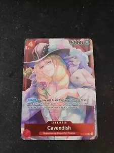 Pre-Errata CAVENDISH OP01-008 ALT ART BOX TOPPER ROMANCE DAWN NM ONE PIECE TCG - Picture 1 of 1