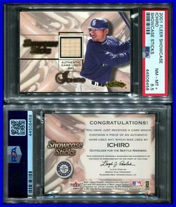 PSA 8.5 2001 Fleer Showcase Sticks #32 Ichiro Suzuki RC Seattle Mariners POP1 - Picture 1 of 1