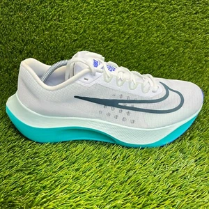 Nike Zoom Fly 5 Mens Size 12 White Barely Green Athletic Running Shoes Sneakers - Picture 1 of 11
