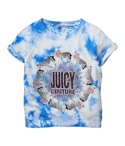 Juicy Couture Girls Zebra Sweatshirt, Blue, Little Kids (4-7), XS (6) - Picture 1 of 1
