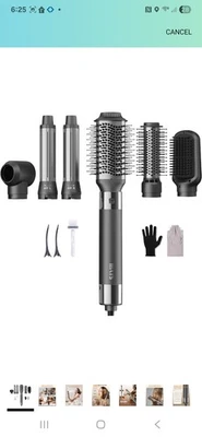 IBAYS Hair Dryer Brush 6 in 1 Professional Hot Air Styler 110,000 RPM High-Speed - Image 1 of 3
