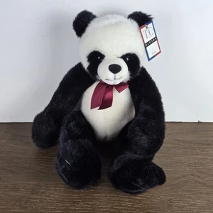 14in T.C DAWSON FIESTA PANDA Bear 1995 Plush Stuff Animal - Picture 1 of 7
