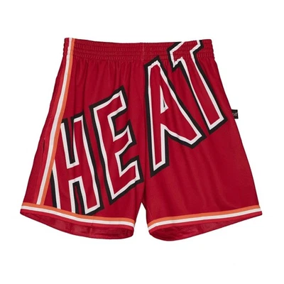 Pantalones Cortos Para Hombre Miami Heat Mitchell & Ness NBA Soplados Moda Grandes $70 Foto 1 de 2