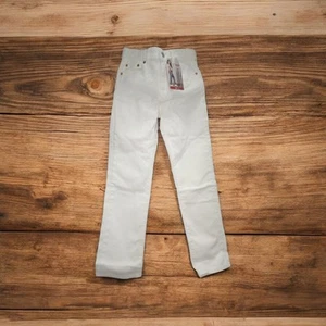 Levi’s Youth Size 12  Regular High Rise Ankle Straight Jeans White NWT - Picture 1 of 4