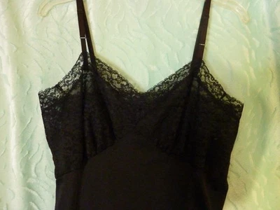 Белье черный платье скольжения размер 32-ADJ ремни - Изображение 1 из 4