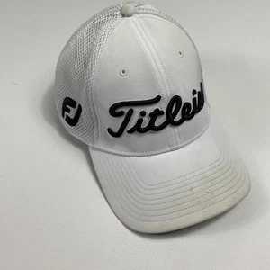 Titleist Mütze Cap Fitted Herren L XL weiß Mesh Pro V1 Trucker Golf FootJoy - Bild 1 von 10