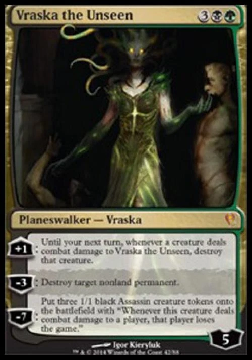 LP Foil M - Vraska the Unseen: Duel Decks: Jace vs Vraska - Image 1 of 1