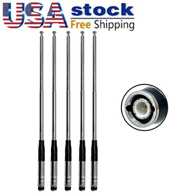 5Pack NH-31 27MHz Extended 9-51 inch BNC Antenna  For CB Mobile/In-Vehicle Radio - Image 1 of 4