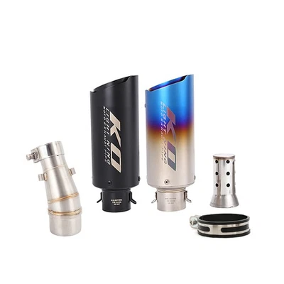 Silenciador de tubo de conexión de escape medio para Kawasaki Ninja 300 250 Z250 Z300 2013-2016 Foto 1 de 4