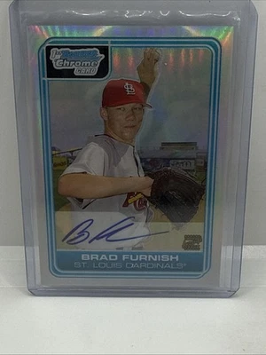 2006 Bowman Draft Auto Refractor #/500 Brad Furnish (RC)  - Image 1 of 3