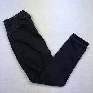 Nicole Miller Women's Jeans Soho High Rise Skinny Size 16 Pull On Stretch Black - Picture 1 of 12