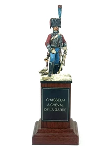 Modelos de Metal Chasseur Cheval 54mm Napoleónico Metal Blanco Kit Figura Pro Pintado - Imagen 1 de 5